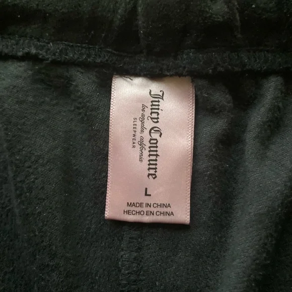 Juicy Couture Bling Soft Velour Shorts - Picture 5 of 5